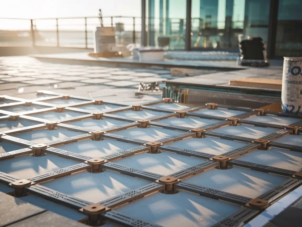 Ile kosztuje montaż płytek tarasowych na dystansach? Poznaj ceny robocizny w 2025 roku!