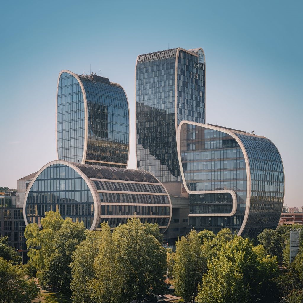 szklane wieżowce Warszawa