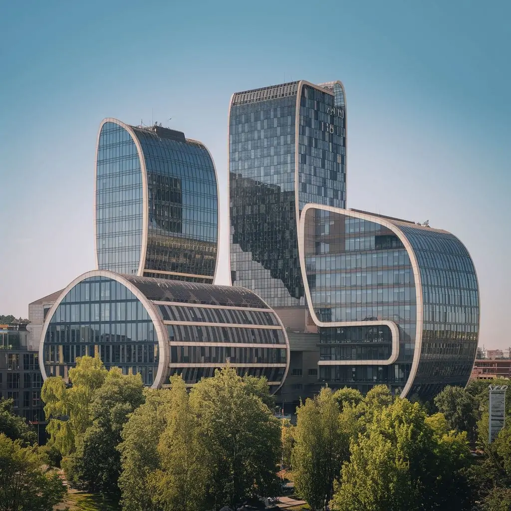 szklane wieżowce Warszawa