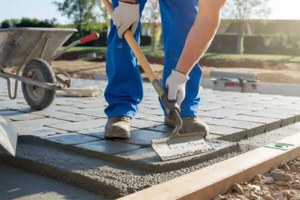 Jak prawidłowo układać kostkę brukową na suchym betonie? Poradnik krok po kroku układanie kostki brukowej