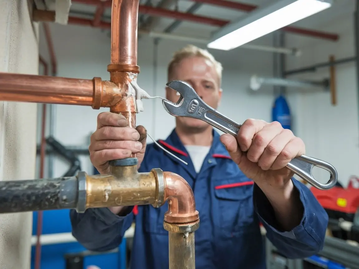 uszczelnianie rury miedzianej